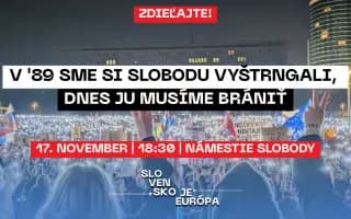 Podporili ste demokraciu na Slovensku
