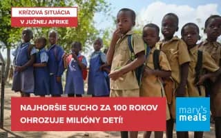 Pomohli ste zmierniť krízu v južnej Afrike. Ďakujeme!